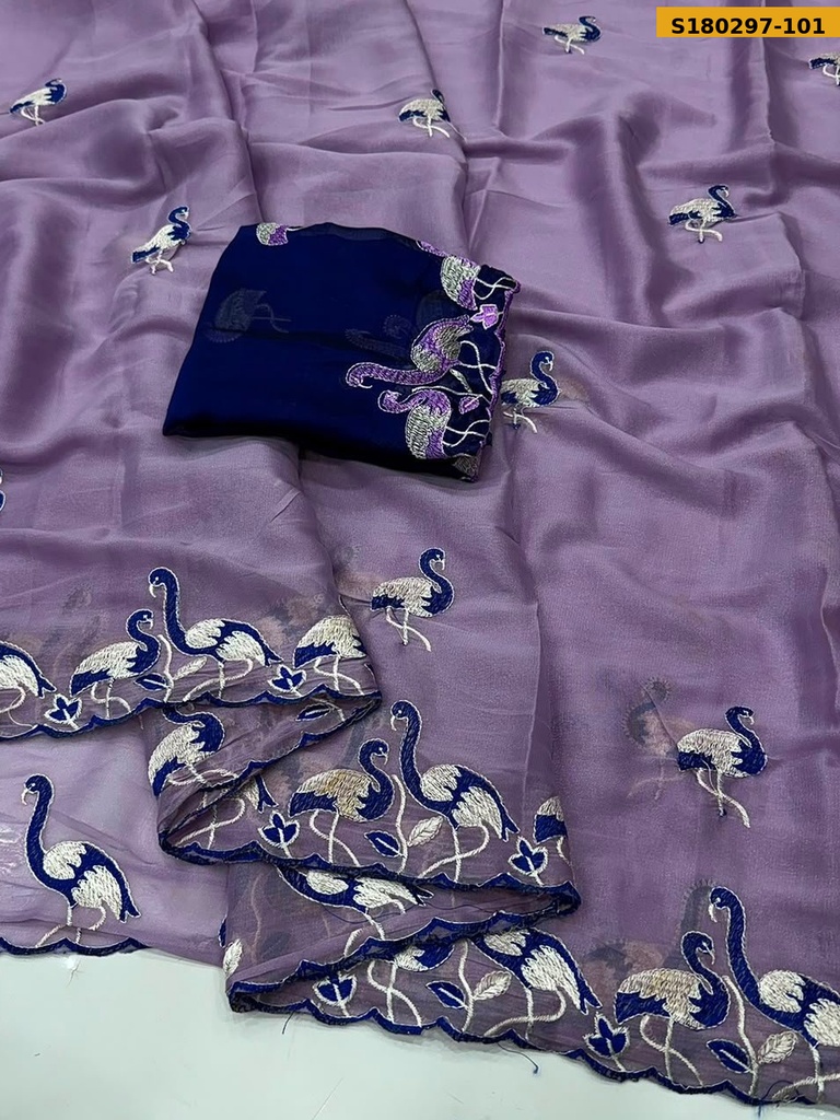 Fancy Star Georgette Saree