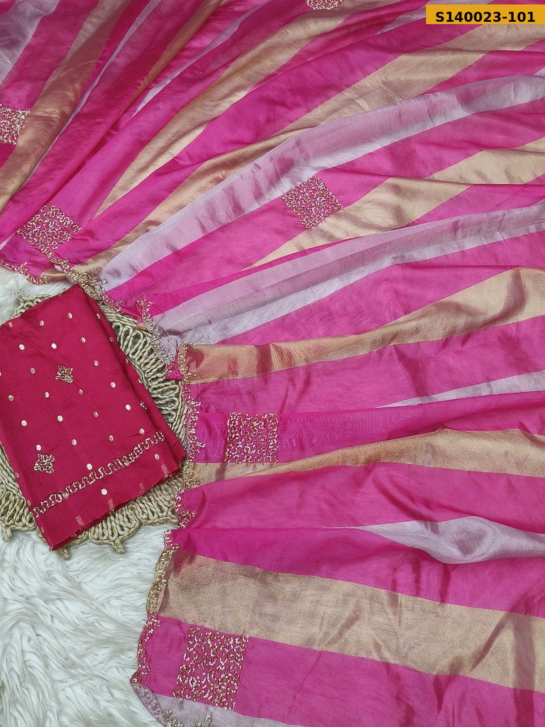 Designer premium Tissue Silk Saree