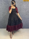 Fancy Blooming Vichitra Silk Maxi