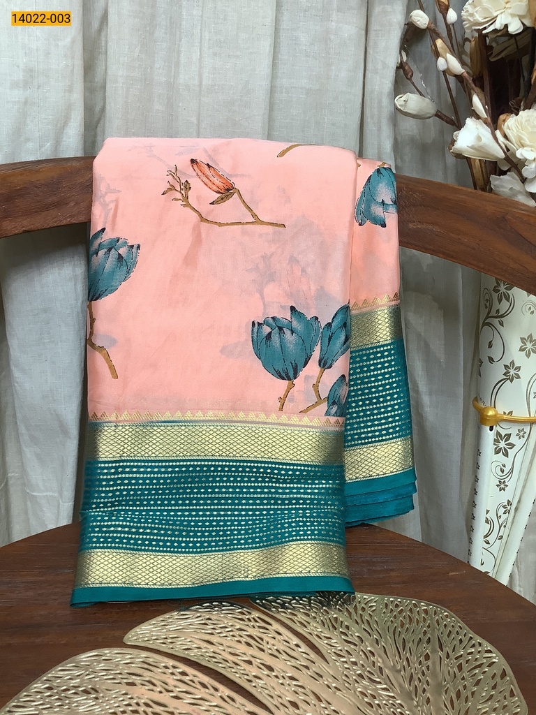 Mysore Crepe Silk Saree