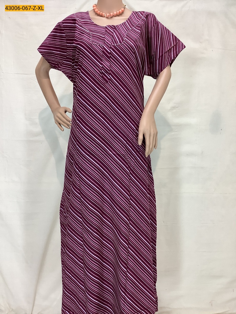 Cotton Printed Galaxy Nighty