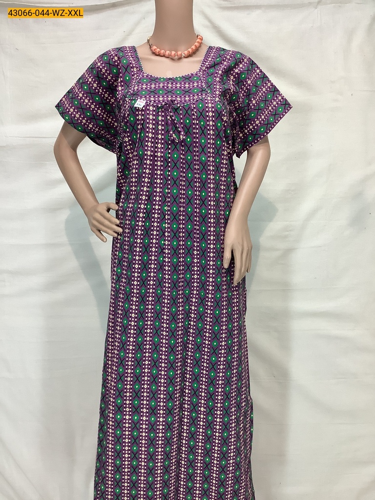 Cotton Printed Galaxy Nighty