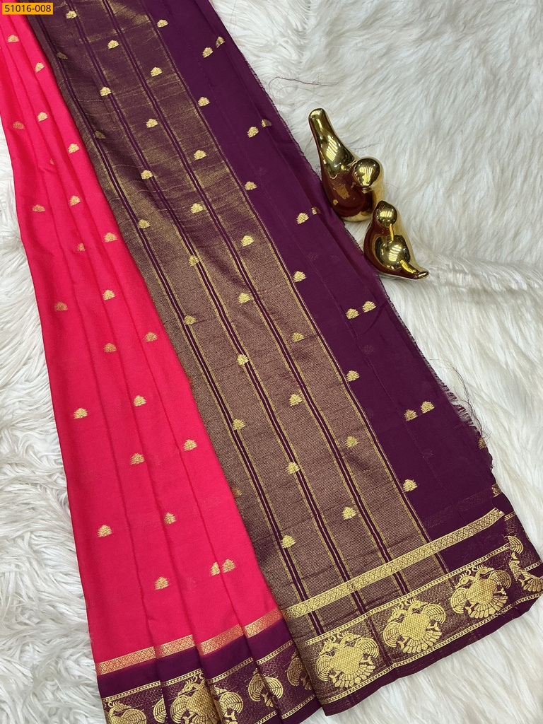 Mysore Crepe Silk Butta Saree