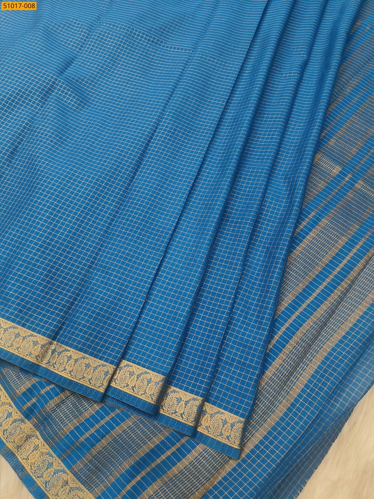 Fancy Mysore Crepe Silk Saree