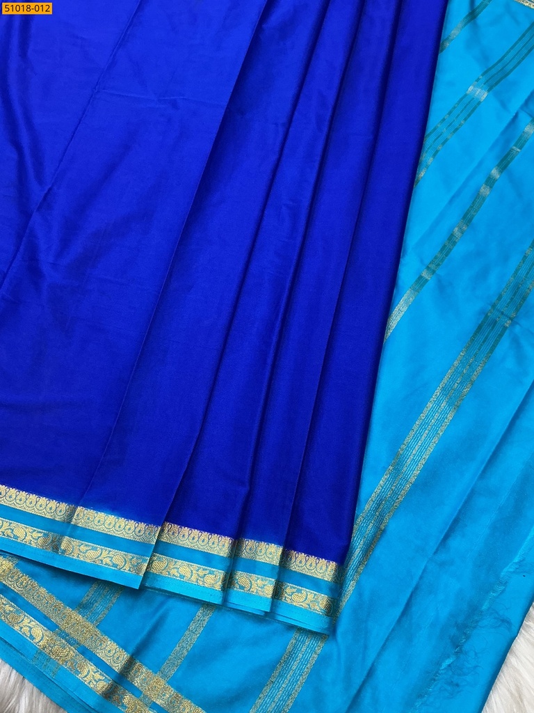 [51015-012] Mysore Fancy Crepe Silk Saree (51015-012)
