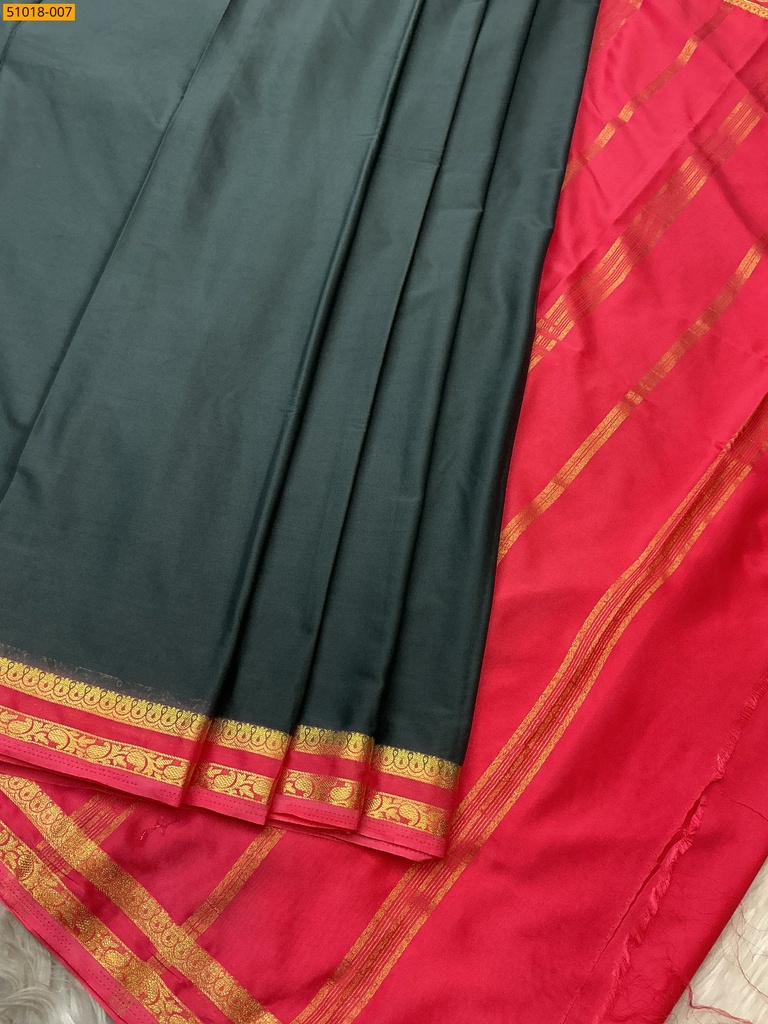 Mysore Fancy Crepe Silk Saree