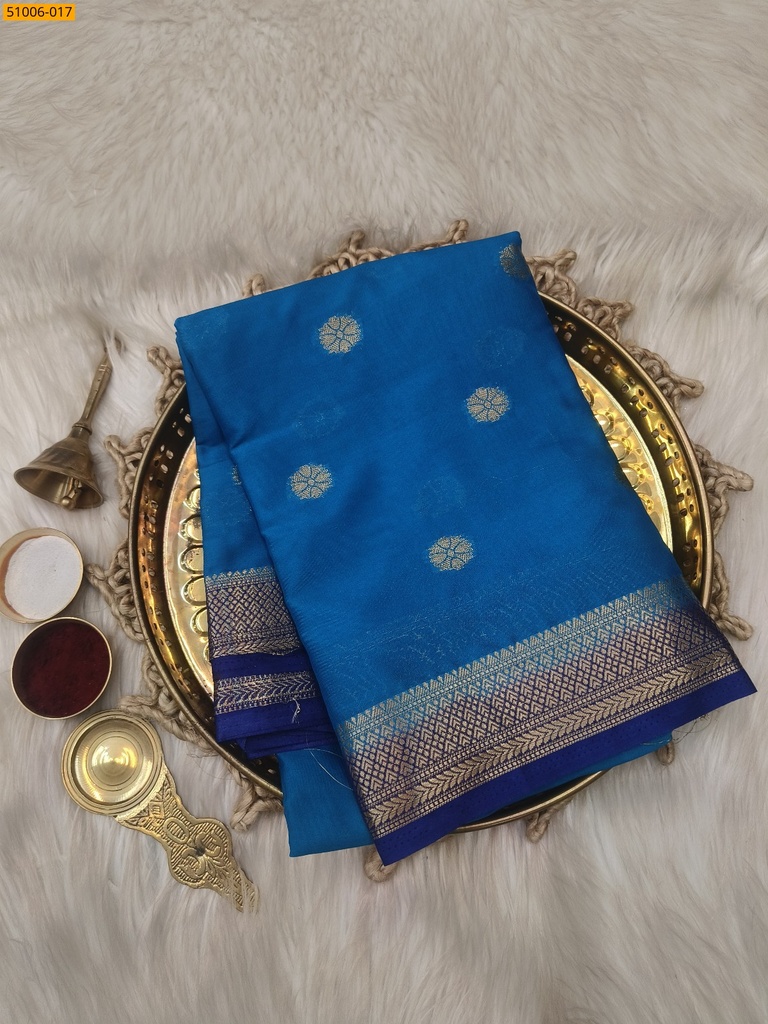 Mysore Crepe Silk Butta Saree