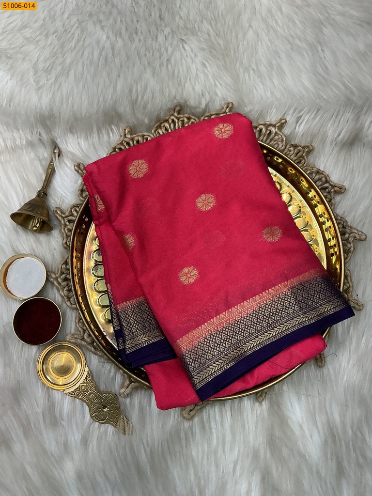 Mysore Crepe Silk Butta Saree