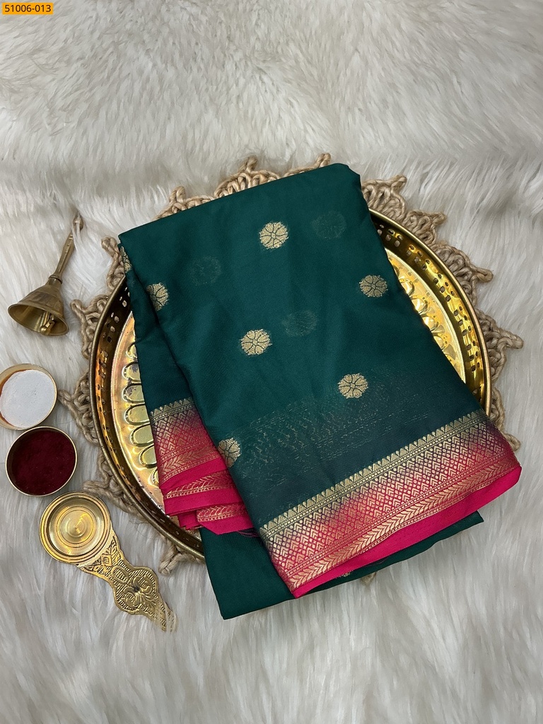 Mysore Crepe Silk Butta Saree