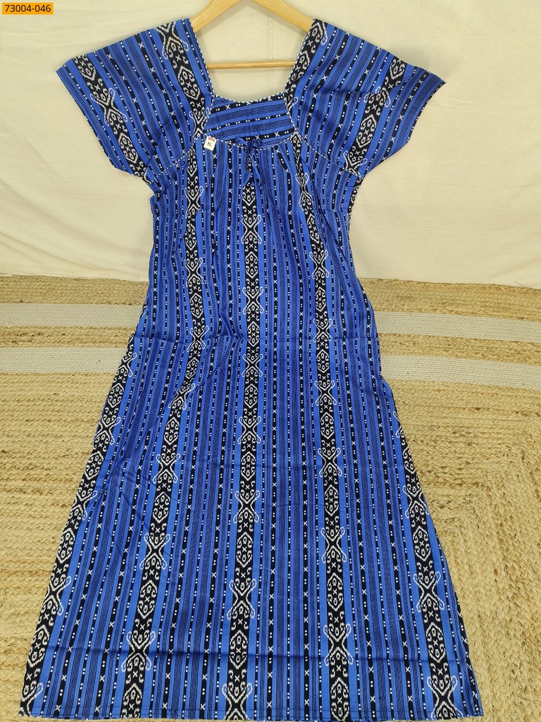 [73004-046-XL] Cotton Printed Galaxy Nighty (73004-046)
