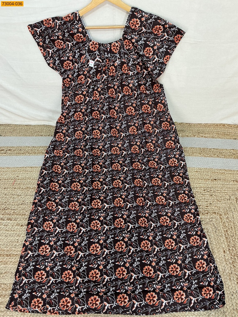Cotton Printed Galaxy Nighty