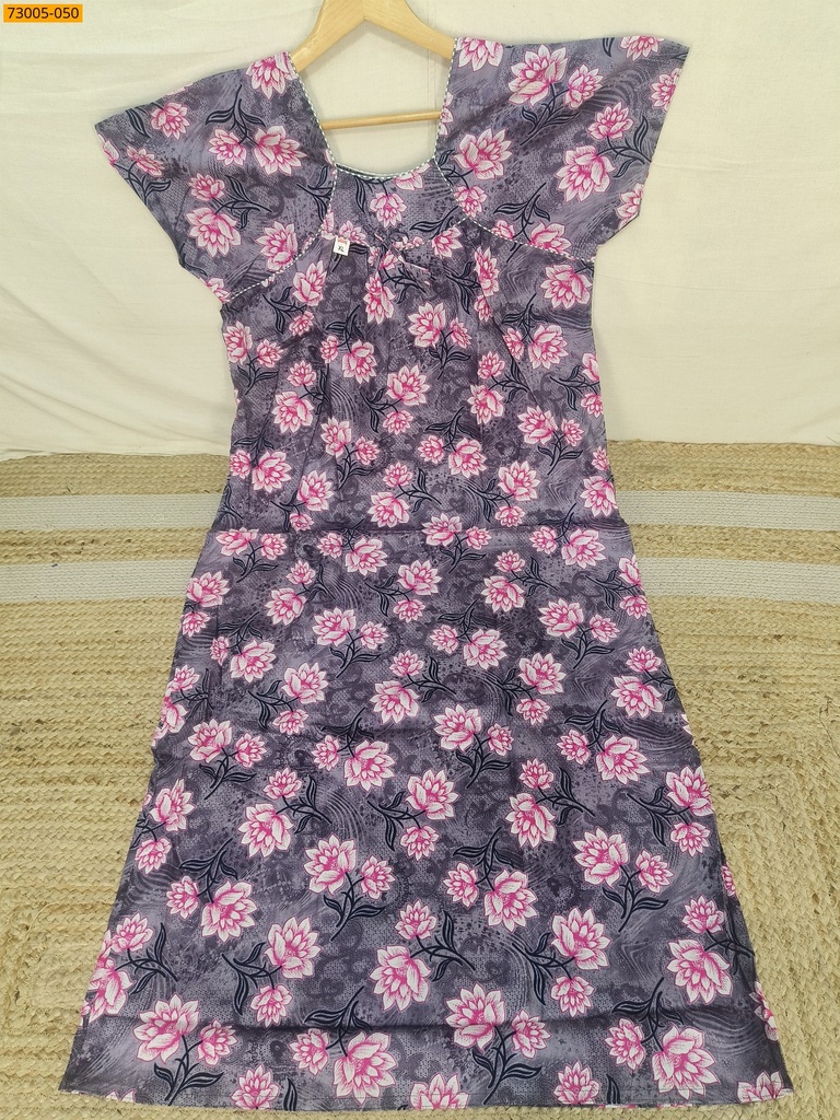 Cotton Printed Galaxy Nighty
