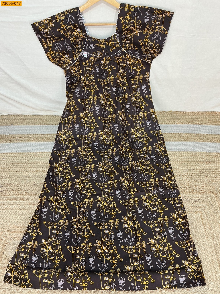 Cotton Printed Galaxy Nighty