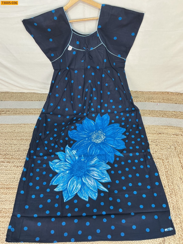 Cotton Printed Galaxy Nighty