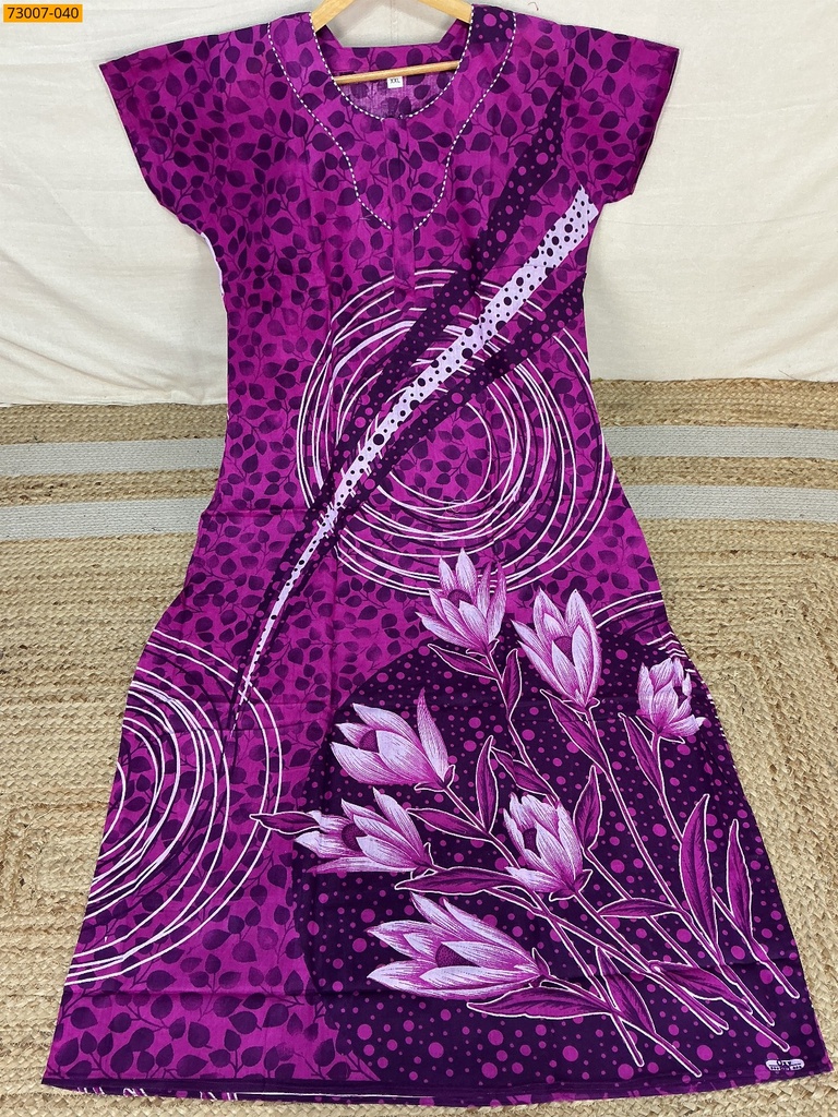 Cotton Printed Galaxy Nighty