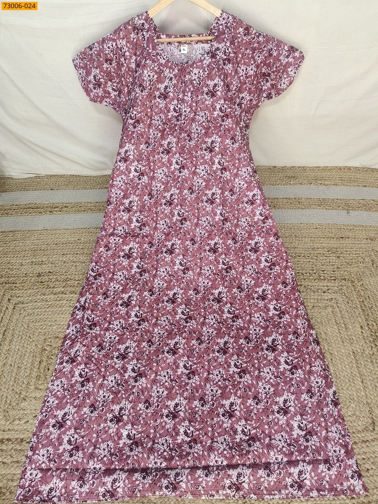 Cotton Printed Galaxy Nighty