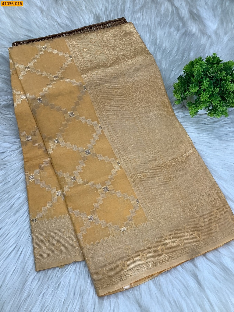 Fancy silk cotton jacquard sarees