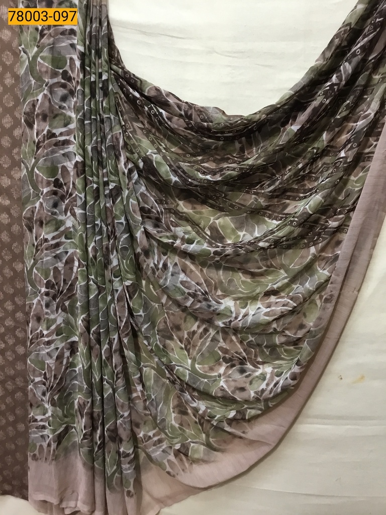 chiffon printed sarees