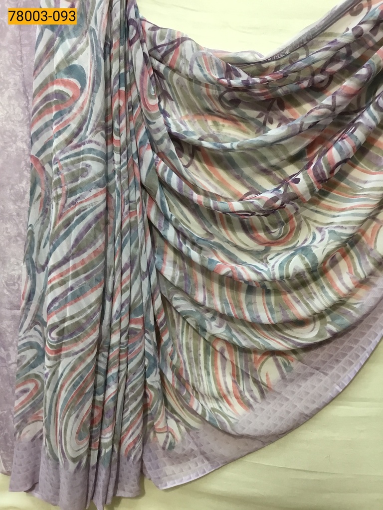 chiffon printed sarees