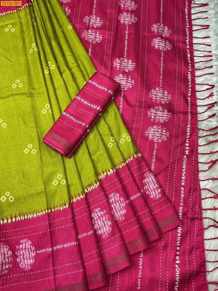 Soft Linen Samkalin Silk Saree
