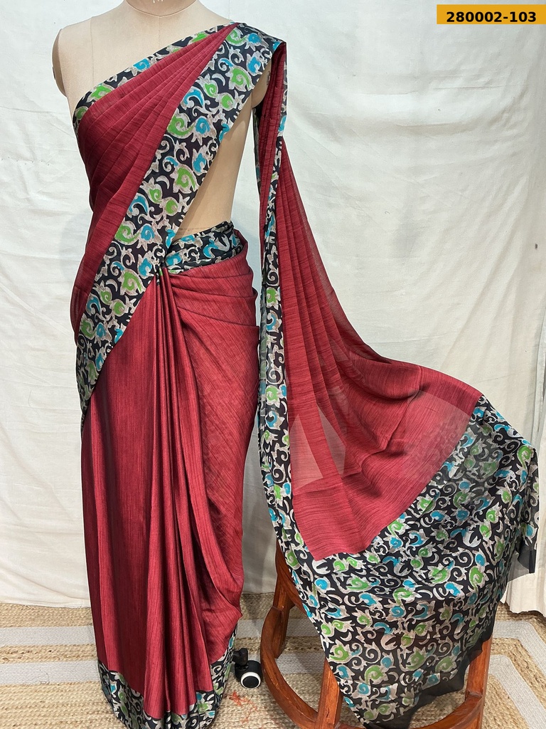 Zara Crepe Silk Saree