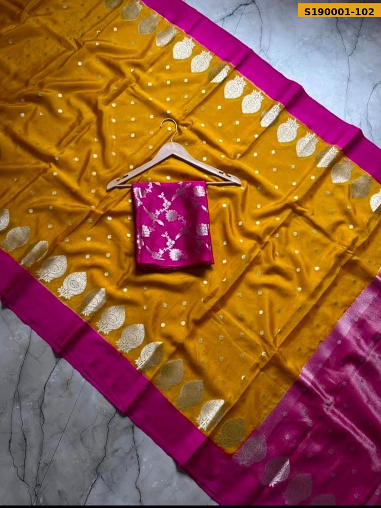 Fancy Banarasi Soft Warm Silk Saree