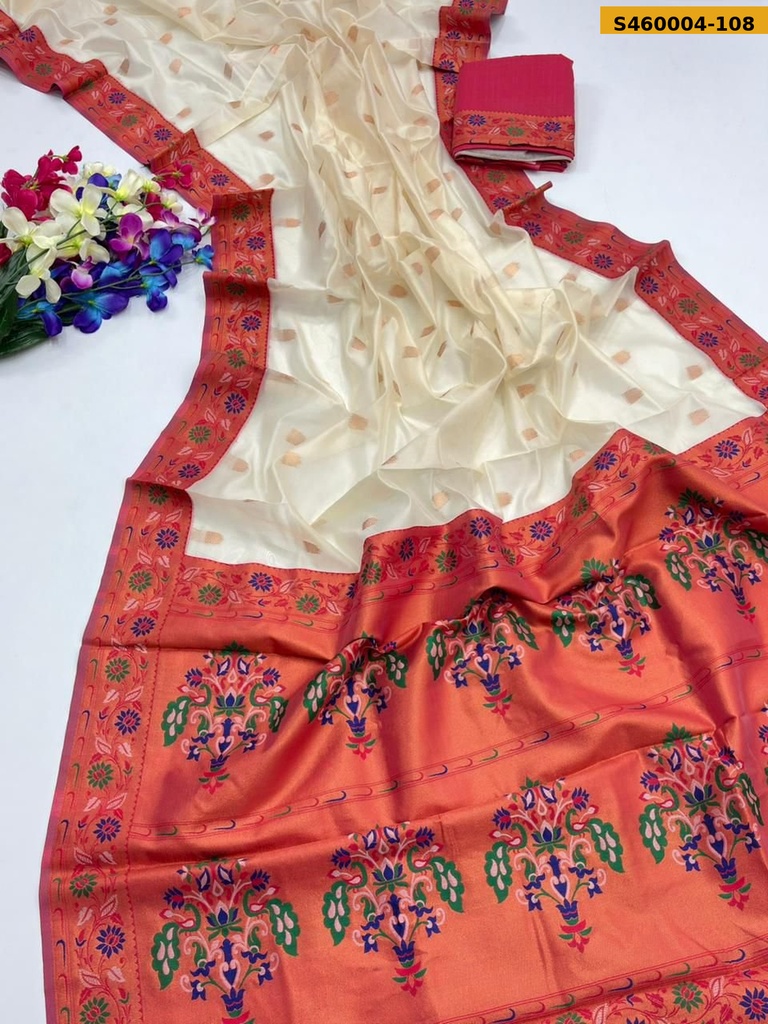 Fancy Soft Tissue Silk Paithani Saree