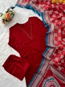 Fancy Rayon Kurti Pant Dupatta Set