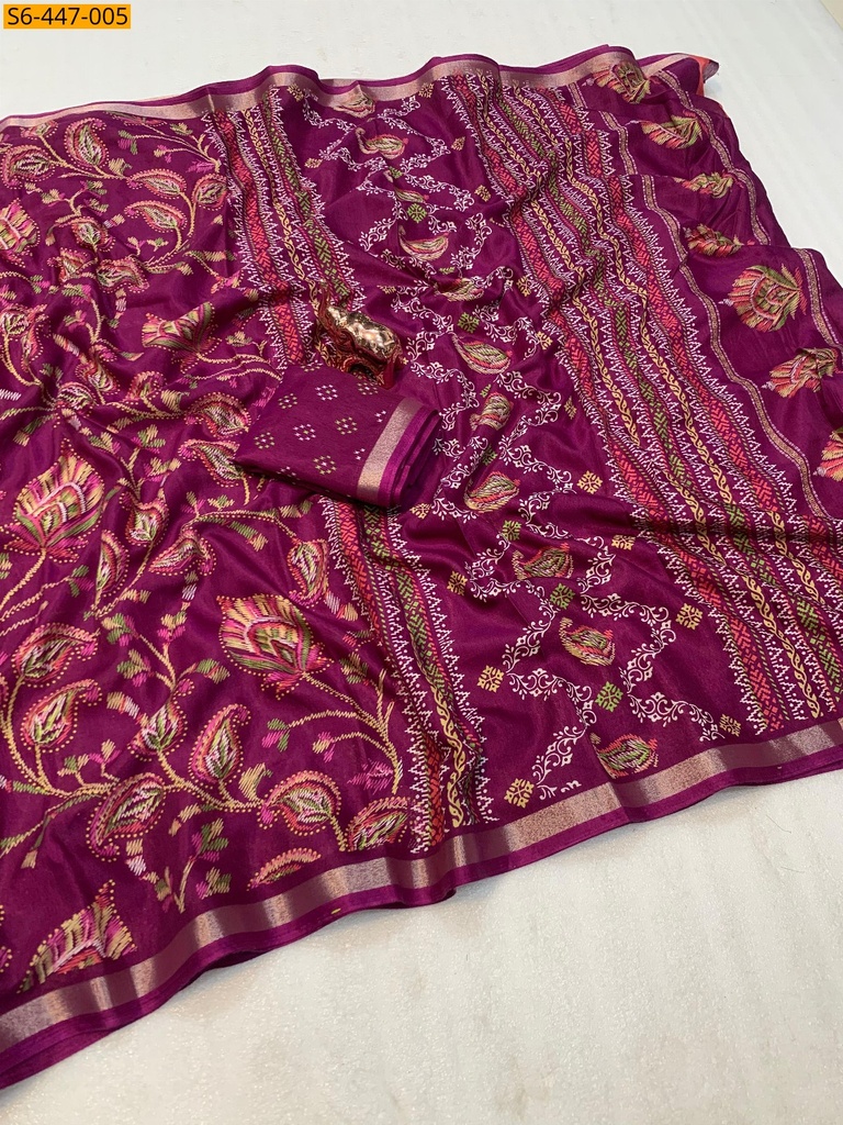 [S6-447-005] Fancy Mulmul sarees