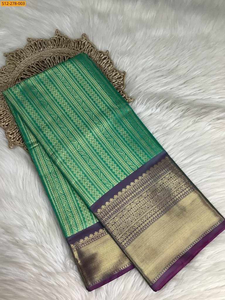 Banarsi semi kataan soft silk Saree