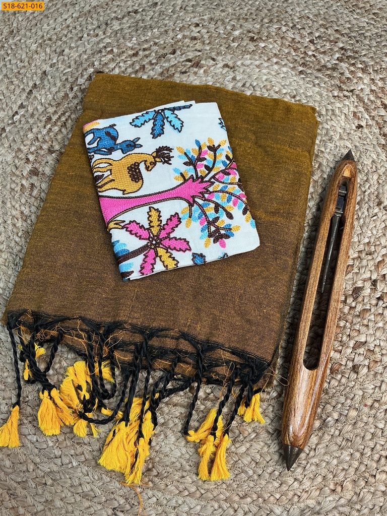Fancy Khadi cotton Saree