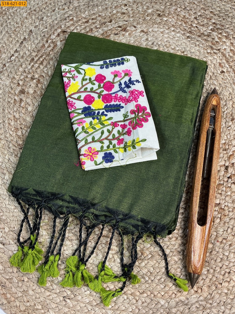 Fancy Khadi cotton Saree