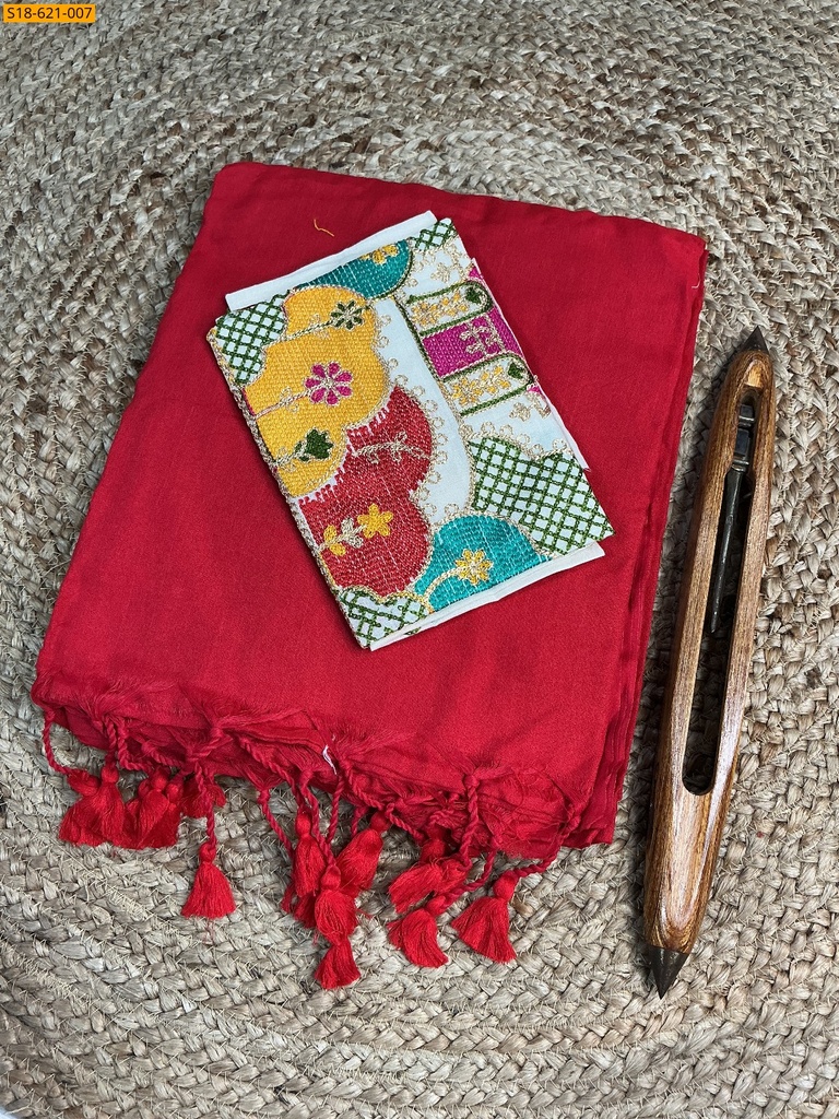 Fancy Khadi cotton Saree