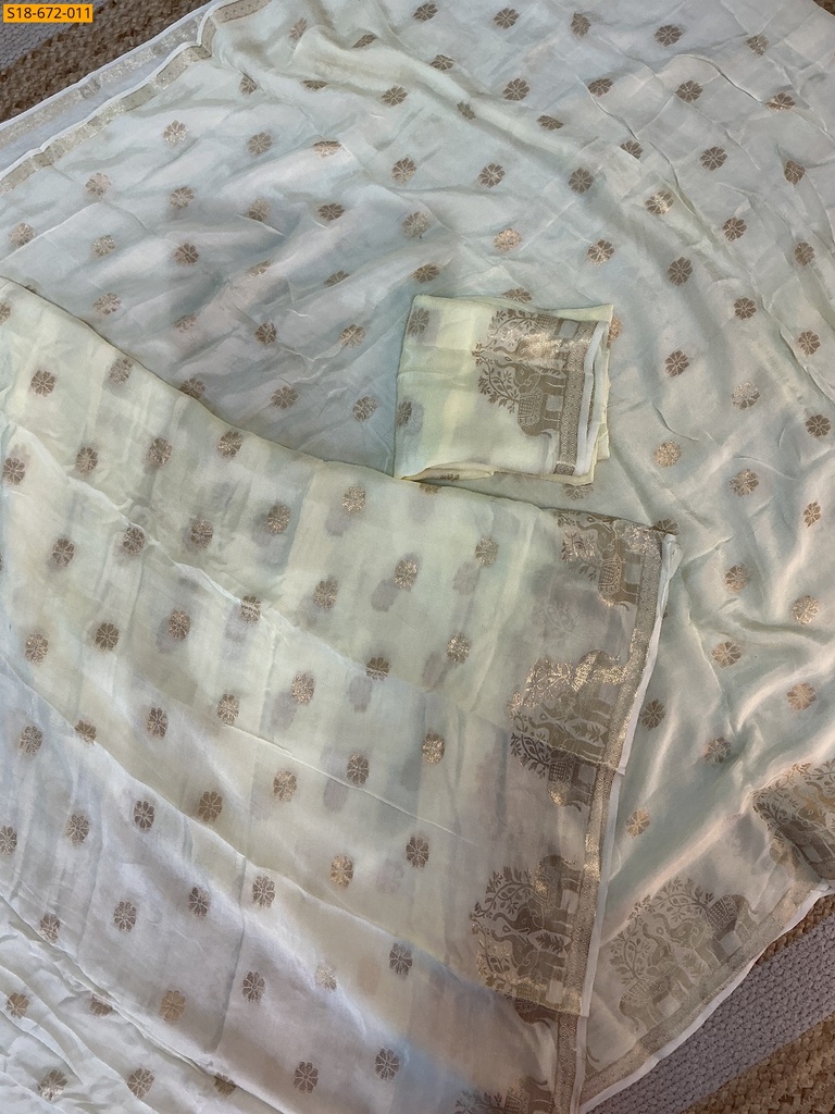 Fancy Muslin Silk Saree