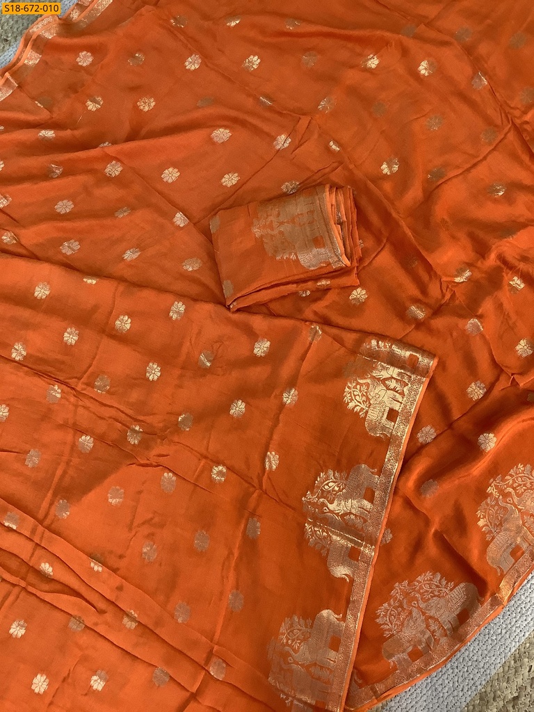 Fancy Muslin Silk Saree