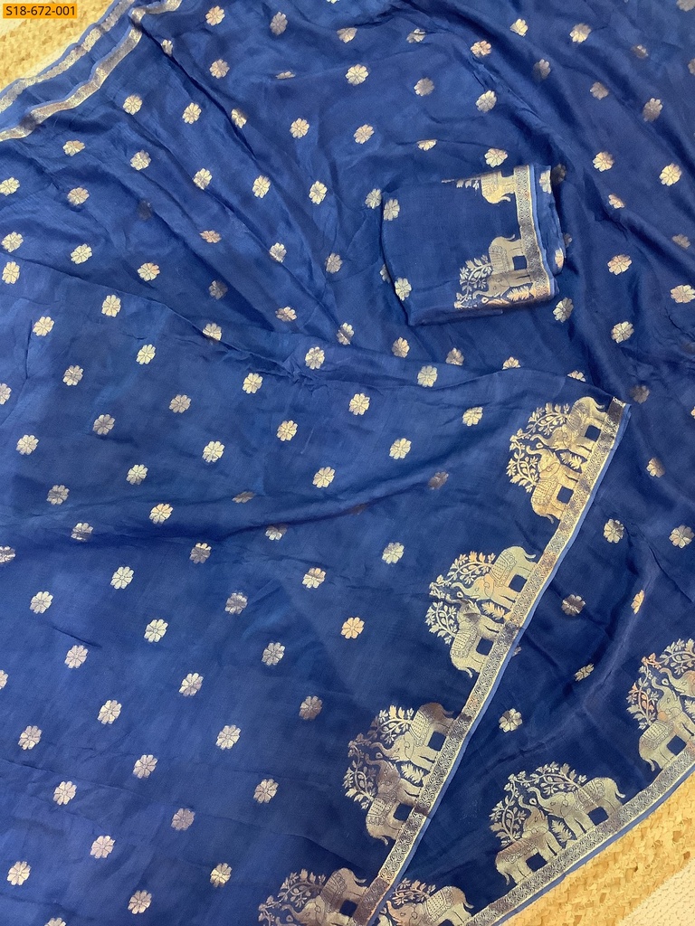 Fancy Muslin Silk Saree