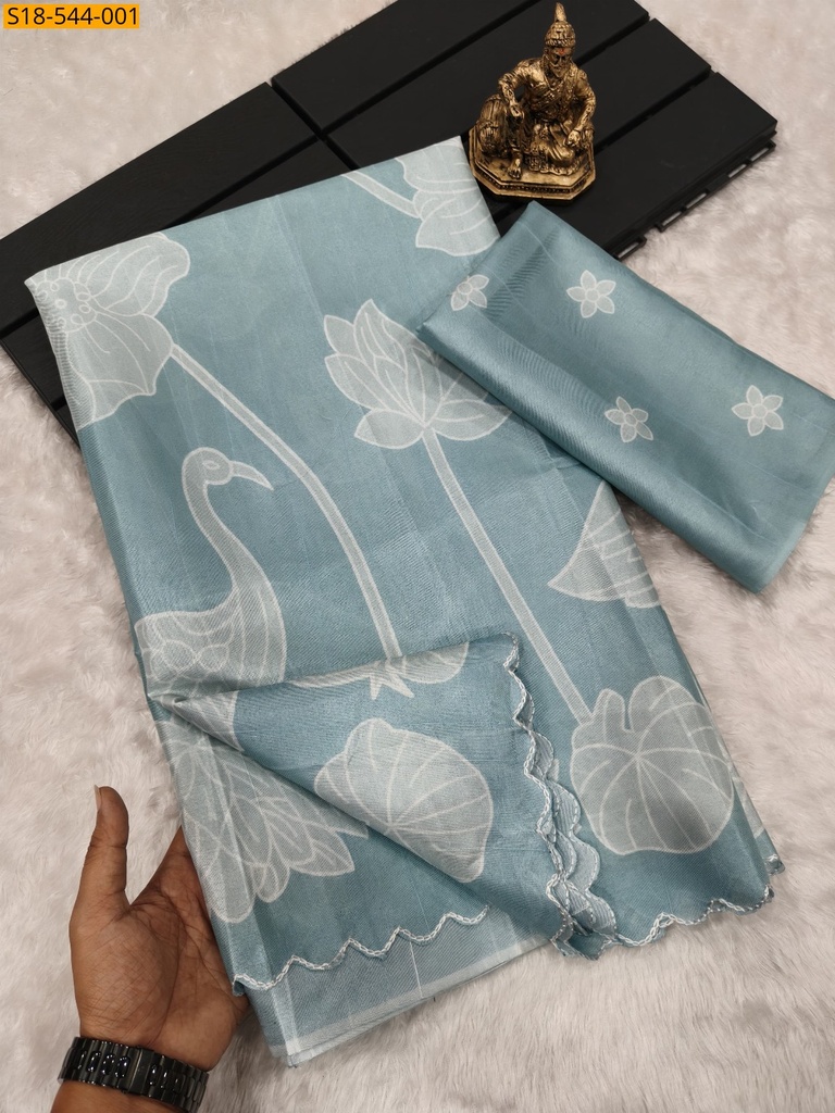 [S18-544-001] Fancy Tussar Silk Saree