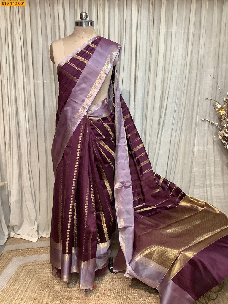 Banarasi semi katan soft silk sarees
