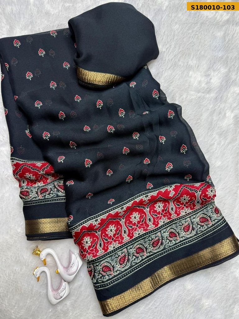 Fancy Soft Marshmellow 3D Print Saree