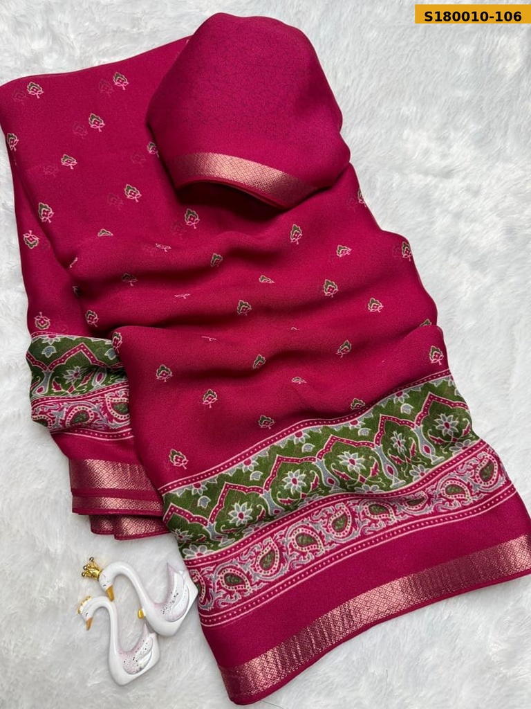 Fancy Soft Marshmellow 3D Print Saree
