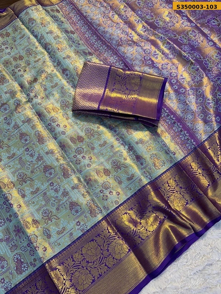 Fancy kanchipuram Silk Saree