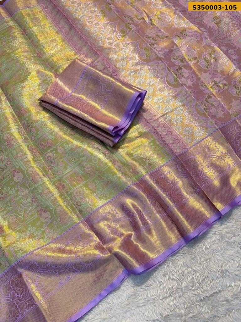 Fancy kanchipuram Silk Saree