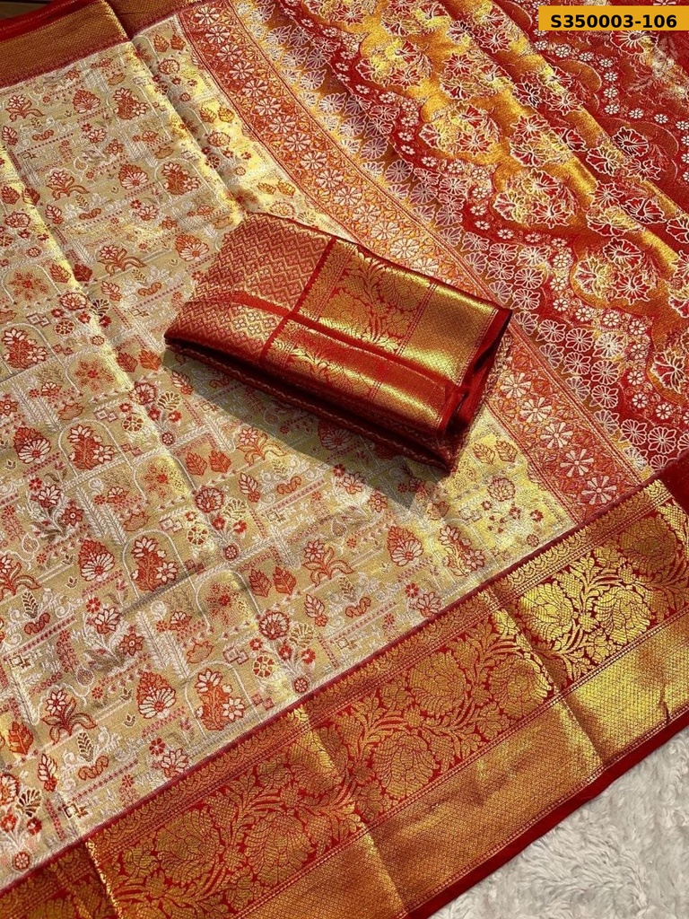 Fancy kanchipuram Silk Saree
