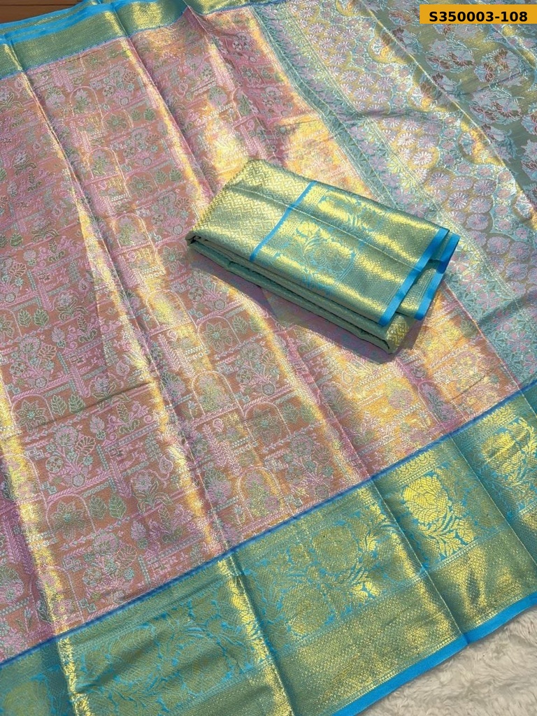 Fancy kanchipuram Silk Saree