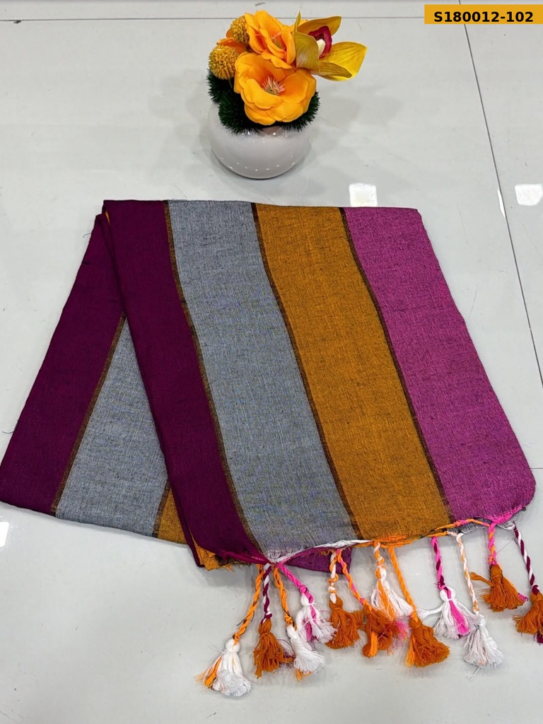Fancy Khadi Cotton Saree