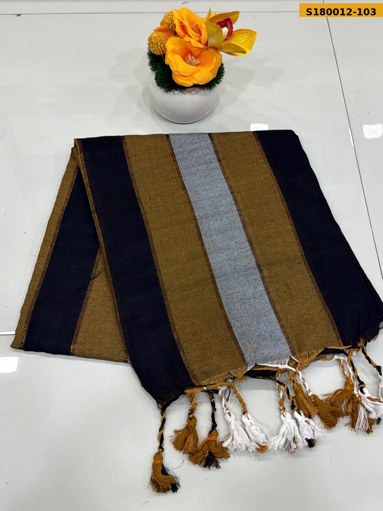 Fancy Khadi Cotton Saree