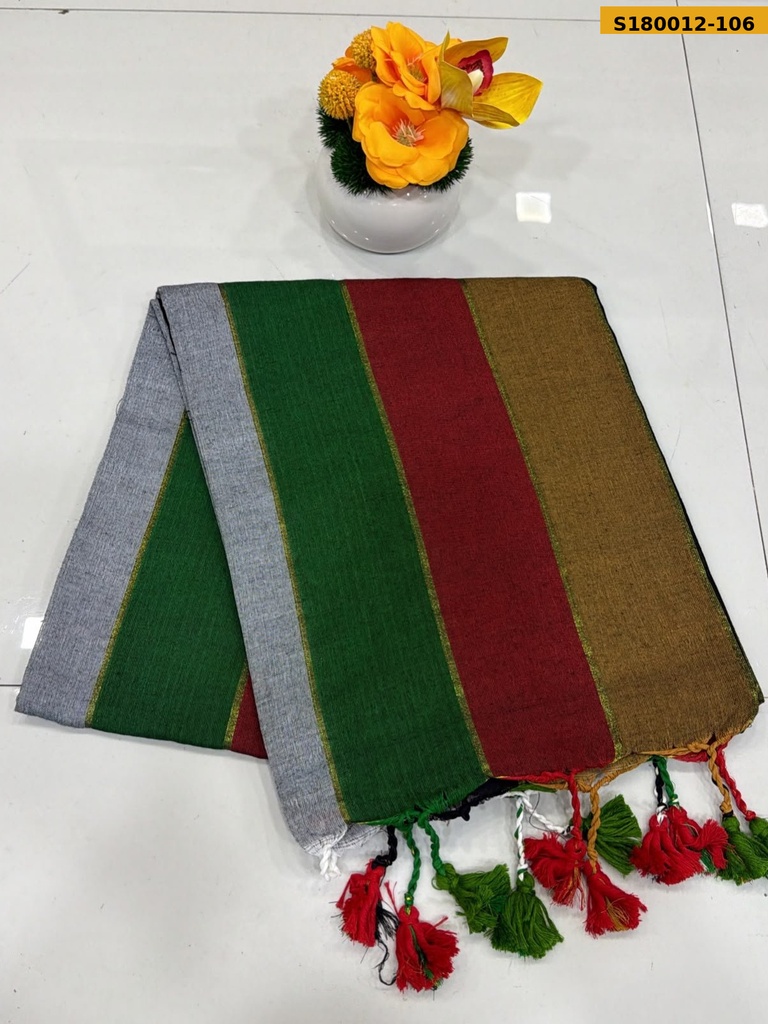 Fancy Khadi Cotton Saree
