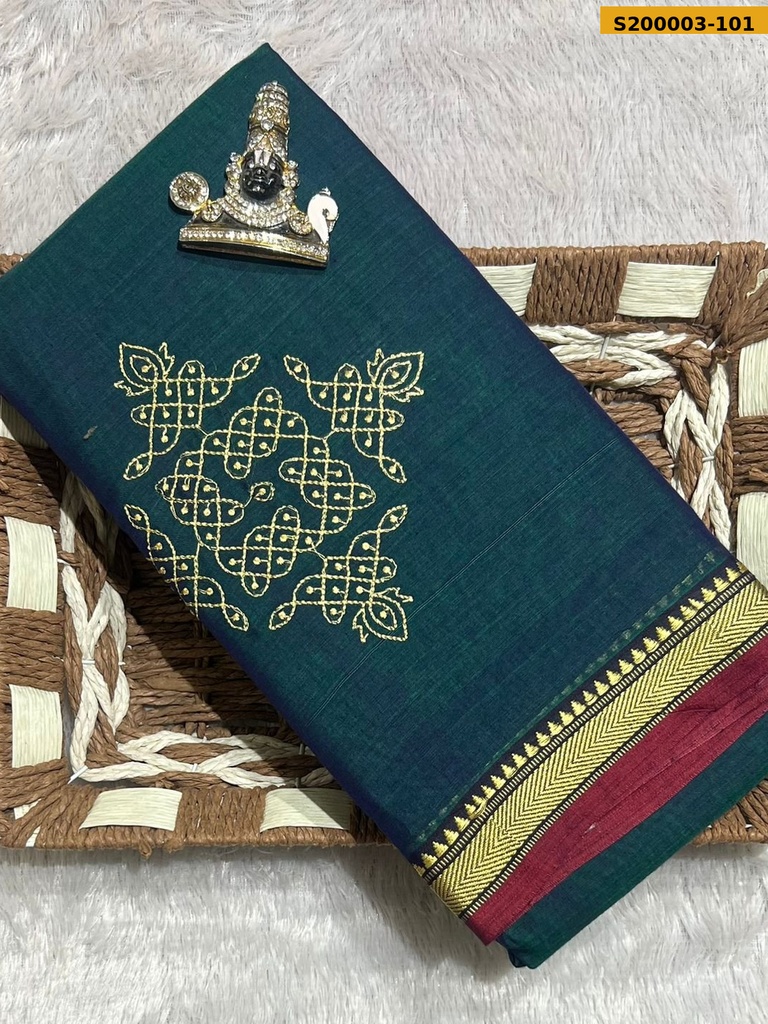 [S200003-101] Traditional Narayanpet Kolam Design Saree (S200003-101)