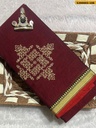 Traditional Narayanpet Kolam Design Saree