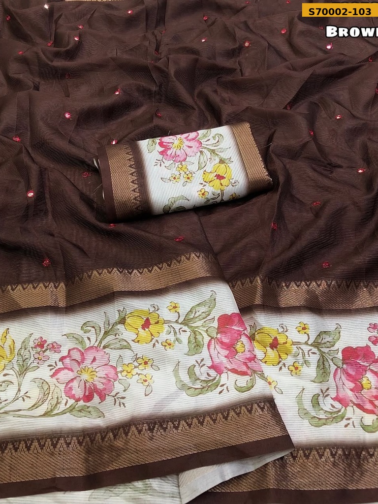 Fancy Tanjur Silk Saree